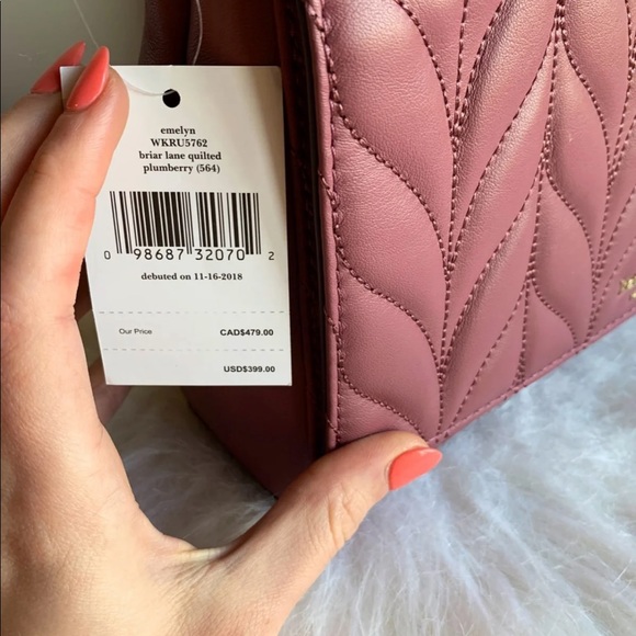 ♠️NWT♥️ Kate Spade Emelyn Quilted WKRU5762 - Picture 4 of 8